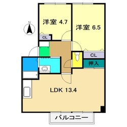 フォブールネオの物件間取画像